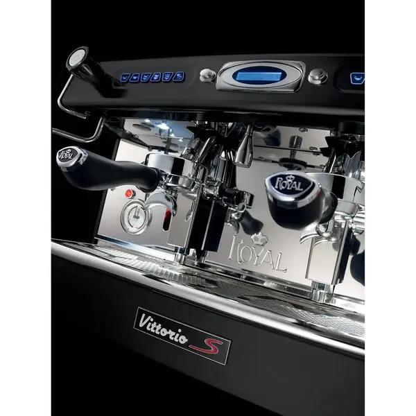 Espressomachine | VITTORIO S | Zwart | Automatisch | 3 Groepen | Multi-Boiler 14L + 3x 0.8L | Digitaal | 400V | 952x607x521(h)mm