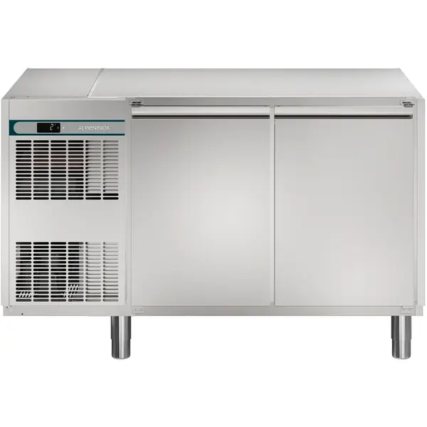 Koelwerkbank | CRIO TECH | 290L | 2 Deuren (1/1 GN) | -2°C/+10°C | Geforceerd | Bluetooth + App | Temperatuuralarm | Zonder Werkblad | 1341x700x850(h)mm