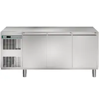 Alpeninox Koelwerkbank | CRIO TECH | 440L | 3 Deuren (1/1 GN) | -2°C/+10°C | Geforceerd | Bluetooth + App | Temperatuuralarm | Zonder Werkblad | 1795x700x850(h)mm