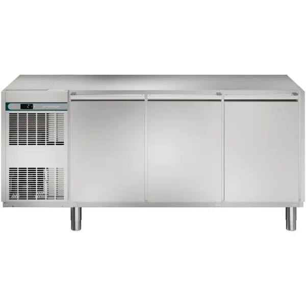 Koelwerkbank | CRIO TECH | 440L | 3 Deuren (1/1 GN) | -2°C/+10°C | Geforceerd | Bluetooth + App | Temperatuuralarm | Zonder Werkblad | 1795x700x850(h)mm