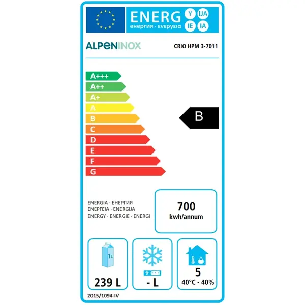 Koelwerkbank | CRIO TECH | 440L | 2 Deuren + 2 Laden (1/1 GN) | -2°C/+10°C | Geforceerd | Bluetooth + App | Temperatuuralarm | Zonder Werkblad | 1795x700x850(h)mm