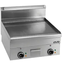 MBM Italy Bak-/Grillplaat | MINIMA 600 | Elektrisch | Glad Oppervlak 600x510 (RVS) | 7.5kW (400V) | 600x600x270(h)mm