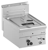 MBM Italy Friteuse | MINIMA 600 | Gas | 8L | 90°C/190°C | 7.4kW | Aftapkraan | Piëzo Ontsteking | 400x600x270(h)mm