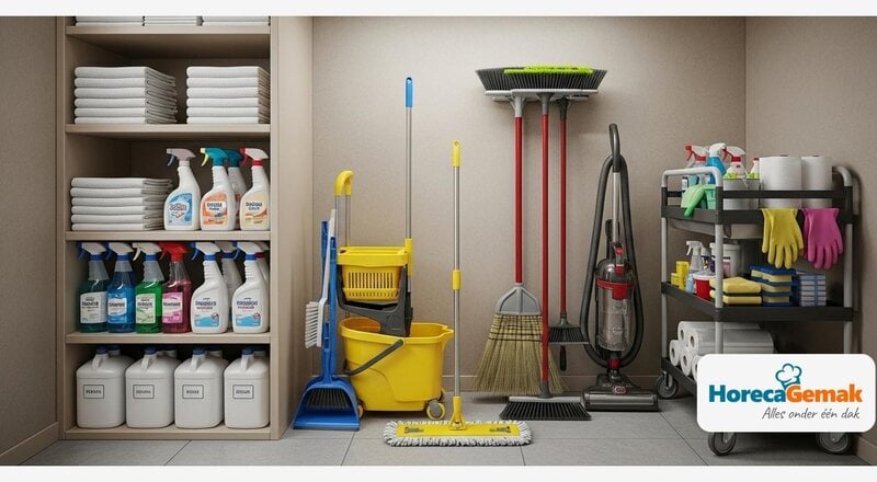 Vriescel schoonmaken