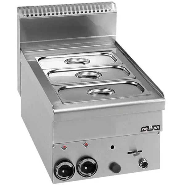 Bain-Marie | MINIMA 600 | Gas | 2.15kW | Aftapkraan | Piëzo Ontsteking | 400x600x270(h)mm