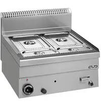 MBM Italy Bain-Marie | MINIMA 600 | Gas | 5kW | Aftapkraan | Piëzo Ontsteking | 600x600x270(h)mm