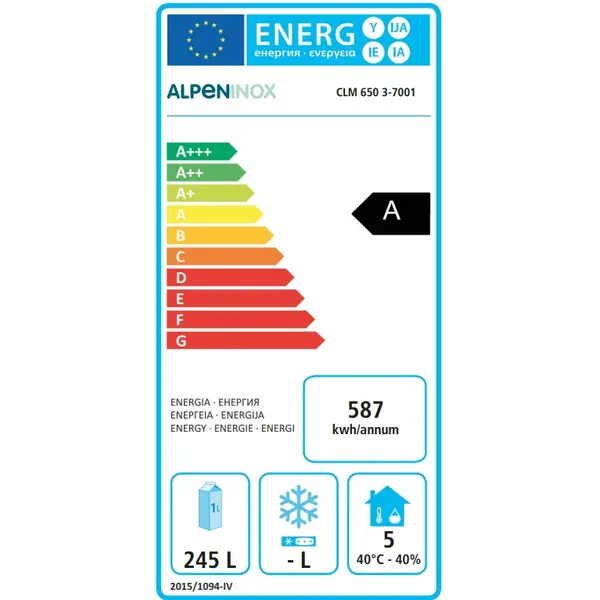 Koelwerkbank | CRIO SMART | 420L | 3 Deuren (1/1 GN) | -2°C/+10°C | Geforceerd | App | Zonder Werkblad | 1699x700x800(h)mm