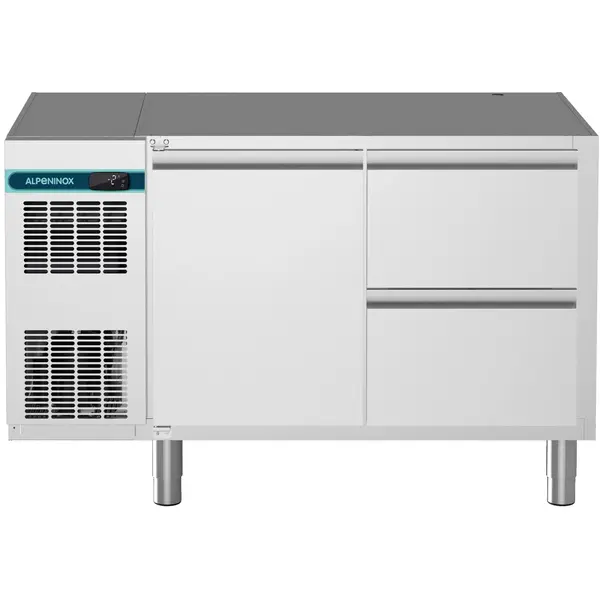 Koelwerkbank | CRIO SMART | 265L | 1 Deur + 2 Laden (1/1 GN) | -2°C/+10°C | Geforceerd | App | Zonder Werkblad | 1245x700x800(h)mm