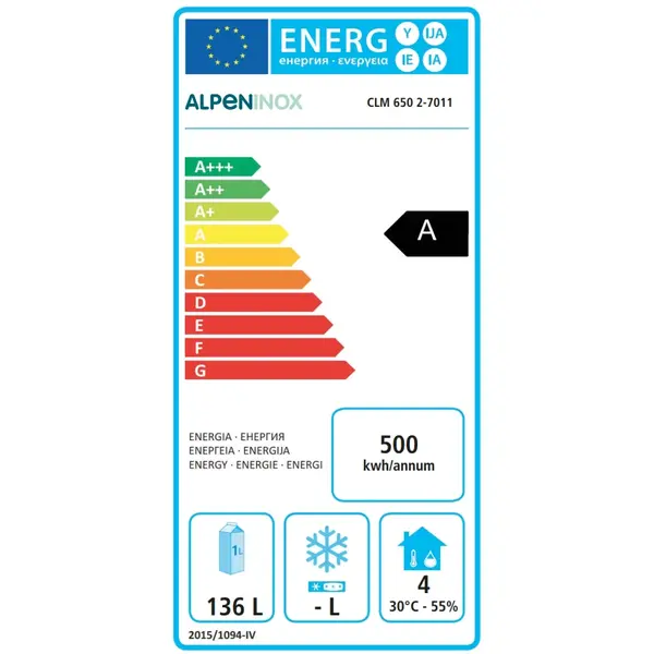 Koelwerkbank | CRIO SMART | 265L | 1 Deur + 2 Laden (1/1 GN) | -2°C/+10°C | Geforceerd | App | Zonder Werkblad | 1245x700x800(h)mm