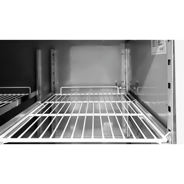 Koelwerkbank | 282L | 2 Deuren (1/1 GN) | +2°C/+8°C | Geforceerd | Wielen (Geremd) | 1390x700x850/950(h)mm