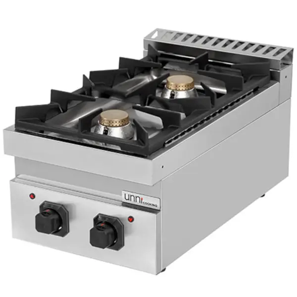 Fornuis | 700 SERIE | Gas | 2 Branders (2x 6.5kW) | Waakvlam | 400x700x350(h)mm