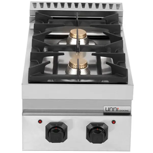 Fornuis | 700 SERIE | Gas | 2 Branders (2x 6.5kW) | Waakvlam | 400x700x350(h)mm