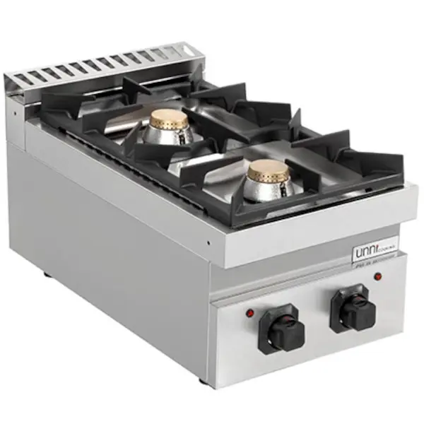 Fornuis | 700 SERIE | Gas | 2 Branders (2x 6.5kW) | Waakvlam | 400x700x350(h)mm