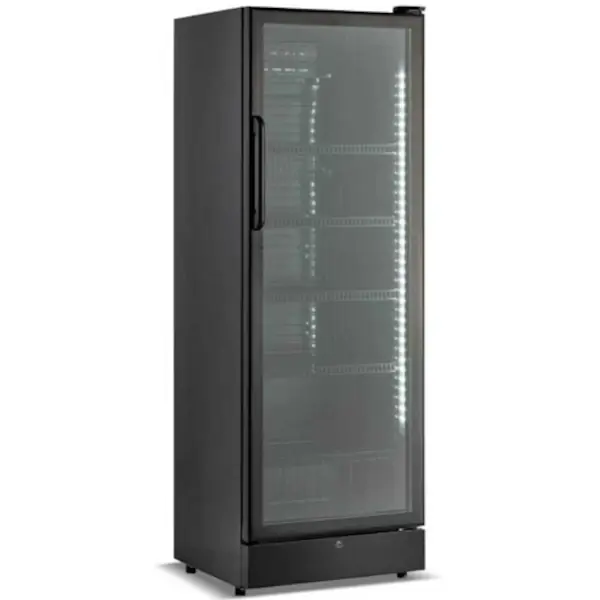 Koelkast | 409L | Zwart | +2°C/+10°C | Statisch | Wielen | 650x595x1800(h)mm