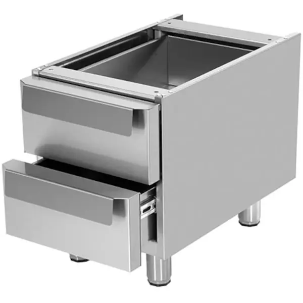 Onderstel | 700 SERIE | RVS | 2 Laden | 400x700x600(h)mm