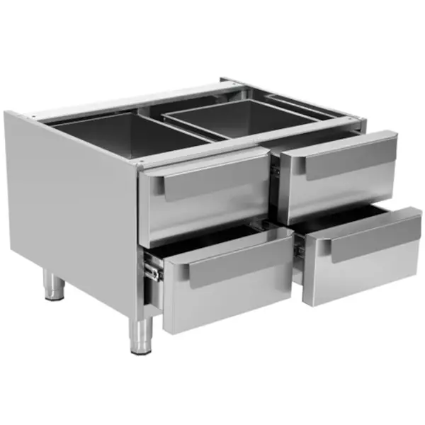 Onderstel | 700 SERIE | RVS | 4 Laden | 800x700x600(h)mm