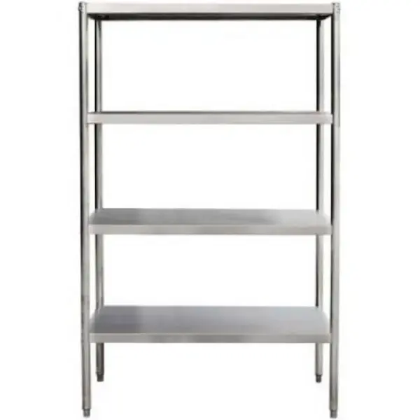 Opbergrek | ECO | RVS | 4 Schappen (Verstelbaar) | 1600x500x1800(h)mm