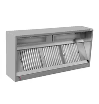 UNNINOX Afzuigkap | PREMIUM | Doosmodel | Excl. Motor | Verlichting | 4000x1100x450(h)mm