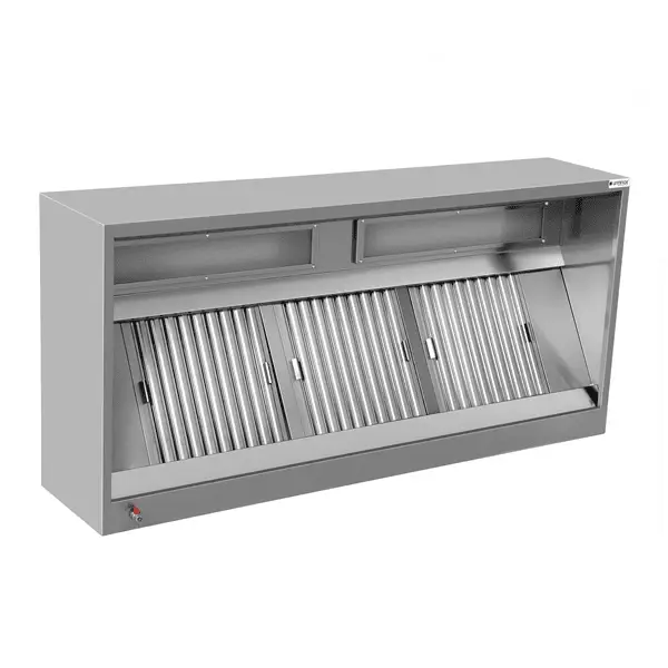 Afzuigkap | PREMIUM | Doosmodel | Excl. Motor | Verlichting | 4000x1100x450(h)mm