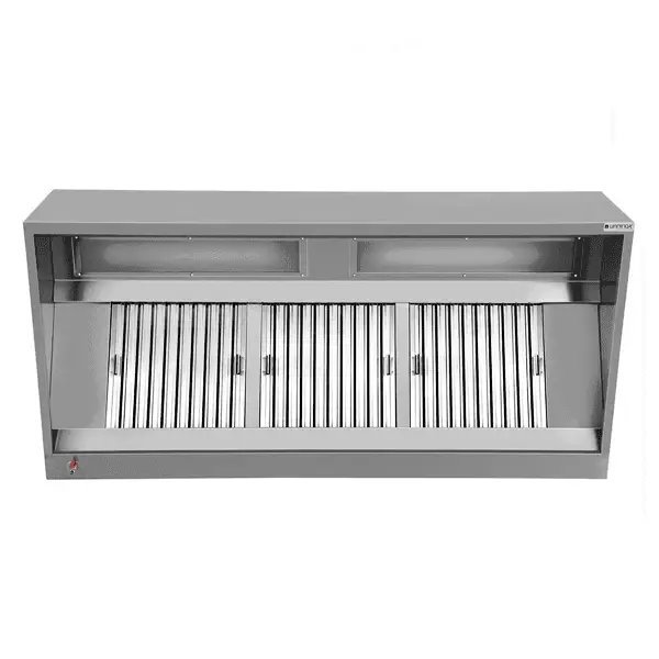 Afzuigkap | PREMIUM | Doosmodel | Excl. Motor | Verlichting | 4000x1100x450(h)mm