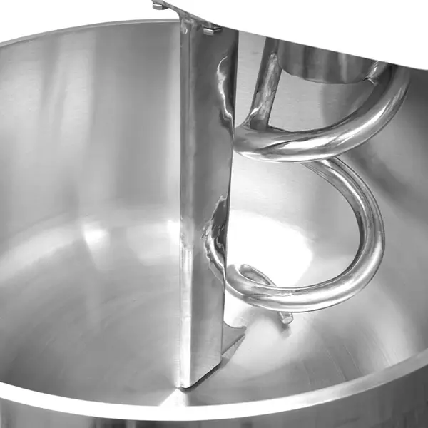 Deegmenger | 52kg/80L | 2 Snelheden | Vaste Kop | Roterende Kom | 2.4kW (400V) | 750x1150x1325(h)mm