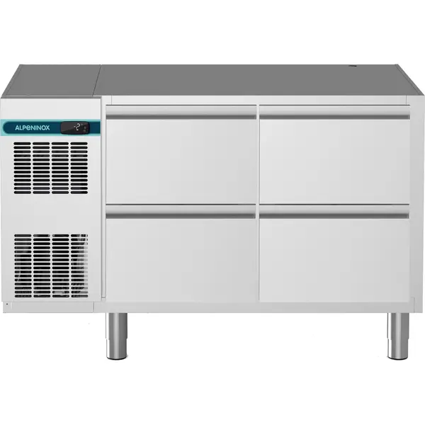 Koelwerkbank | CRIO SMART | 265L | 4 Laden (1/1 GN) | -2°C/+10°C | Geforceerd | App | Zonder Werkblad | 1245x700x800(h)mm