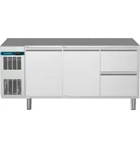 Alpeninox Koelwerkbank | CRIO SMART | 420L | 2 Deuren + 2 Laden (1/1 GN) | -2°C/+10°C | Geforceerd | App | Zonder Werkblad | 1699x700x800(h)mm