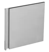 MBM Italy Deur | MINIMA 600 | RVS | Open Onderstel | 395x415x30(h)mm 