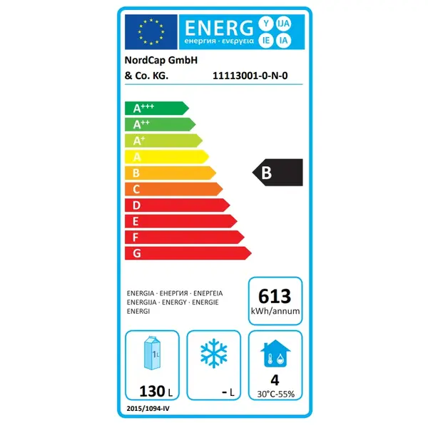 Koelwerkbank | Laag Model | 184L | 2 Laden (1/1 GN) | +2°C/+8°C | Geforceerd | 1200x700x660/730(h)mm