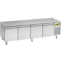 NordCap Koelwerkbank | Laag Model | 389L | 4 Laden (1/1 GN) | +2°C/+8°C | Geforceerd | 2000x700x660/730(h)mm