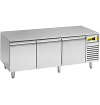 NordCap Koelwerkbank | Laag Model | 286L | 3 Laden (1/1 GN) | +2°C/+8°C | Geforceerd | 1600x700x660/730(h)mm