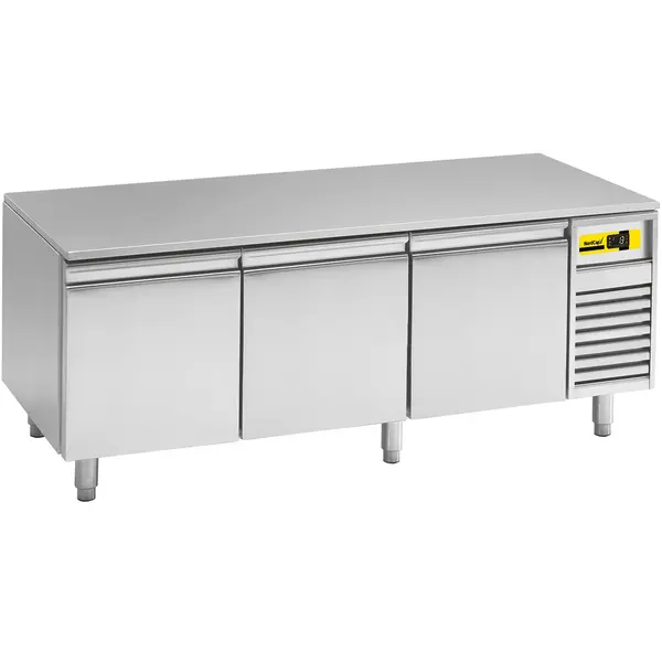 Koelwerkbank | Laag Model | 286L | 3 Laden (1/1 GN) | +2°C/+8°C | Geforceerd | 1600x700x660/730(h)mm