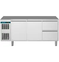 Alpeninox Vrieswerkbank | CRIO SMART | 420L | 2 Deuren + 2 Laden (1/1 GN) | -15°C/-22°C | Geforceerd | App | Zonder Werkblad | 1795x700x800(h)mm