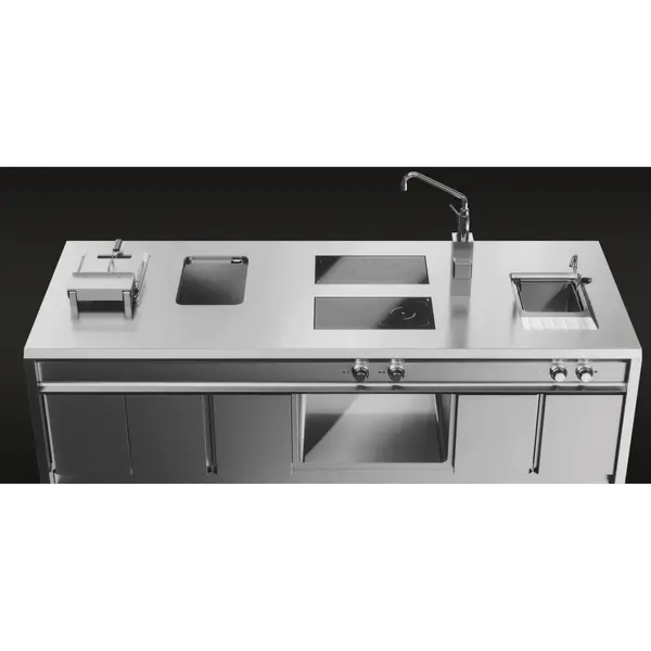 Inbouw Gasfornuis | DROP-IN | Gas | 2 Branders (2x 5.5kW) | Waakvlam | 400x625x250(h)mm