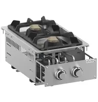 MBM Italy Inbouw Gasfornuis | DROP-IN | Gas | 2 Branders (2x 5.5kW) | Waakvlam | 400x625x250(h)mm