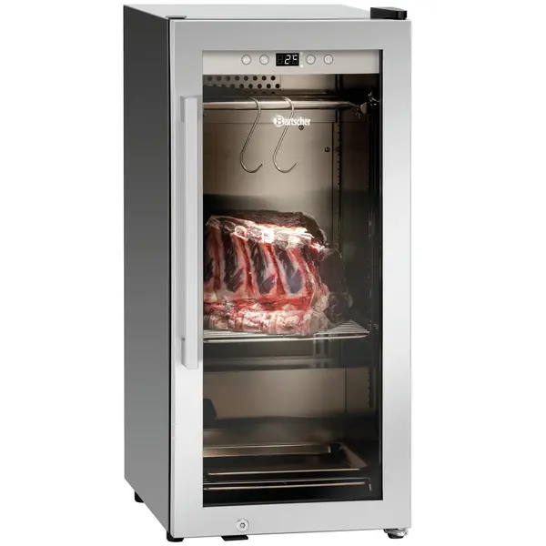 Dry Aging Kast | 63L | Zwart | +2°C/+14°C | Geforceerd | Vochtigheid Instelbaar | 395x605x880(h)mm