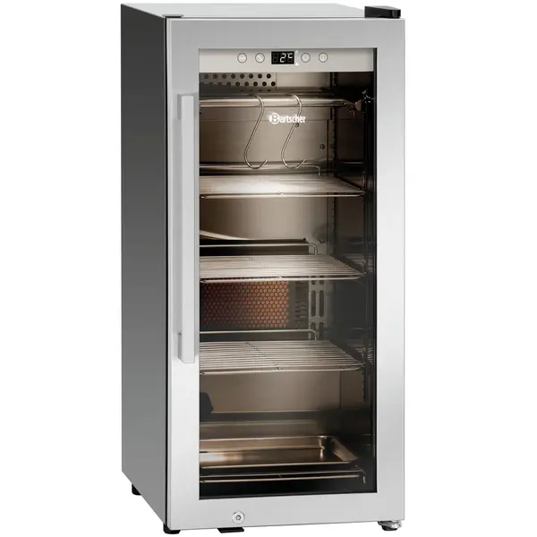 Dry Aging Kast | 63L | Zwart | +2°C/+14°C | Geforceerd | Vochtigheid Instelbaar | 395x605x880(h)mm