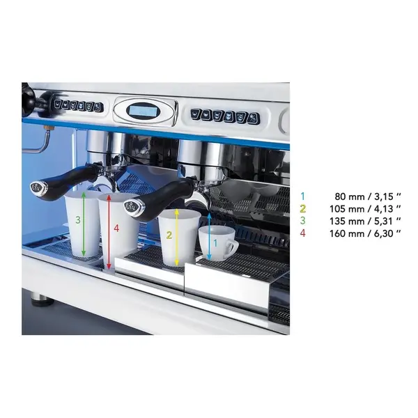 Espressomachine | SYNCHRO T2 | Div. Kleurcombinaties | Automatisch | 1 Groep | Boiler 4L | Digitaal | 230V | 473x602x586(h)mm
