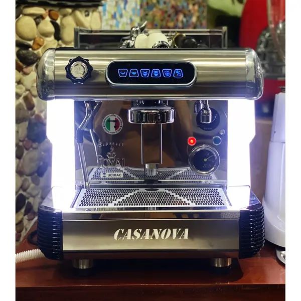 Espressomachine | CASANOVA | RVS | Automatisch | 1 Groep | Boiler 4L | Digitaal | 230V | 464x598x488(h)mm