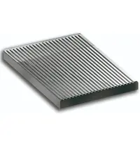 MBM Italy Branderplaat | DROP-IN | Gegroefd (1 Brander) | 300x335x8(h)mm 