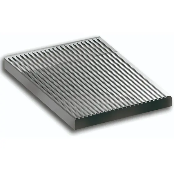 Branderplaat | DROP-IN | Gegroefd (1 Brander) | 300x335x8(h)mm