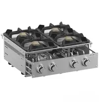 MBM Italy Inbouw Gasfornuis | DROP-IN | Gas | 4 Branders (4x 5.5kW) | Waakvlam | 700x625x250(h)mm