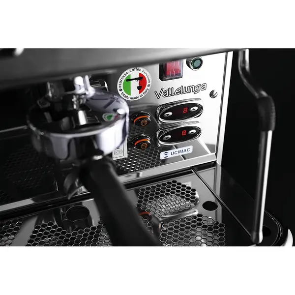 Espressomachine | VALLELUNGA V2 | RVS | Automatisch | 1 Groep | Boilers 2L + 0.8L | Digitaal | 230V | 449x607x521(h)mm