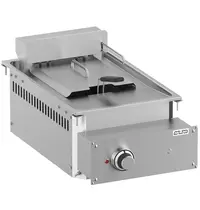 MBM Italy Inbouwfriteuse | DROP-IN | Elektrisch | 12L | 100°C/190°C | 9kW (400V) | Aftapkraan | 400x625x350(h)mm