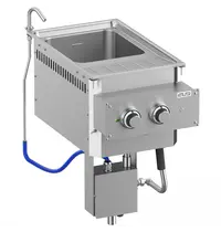 MBM Italy Inbouw Pastakoker | DROP-IN | Elektrisch | 26L | 5.5kW (400V) | Vulkraan + Aftapkraan | 400x625x610(h)mm