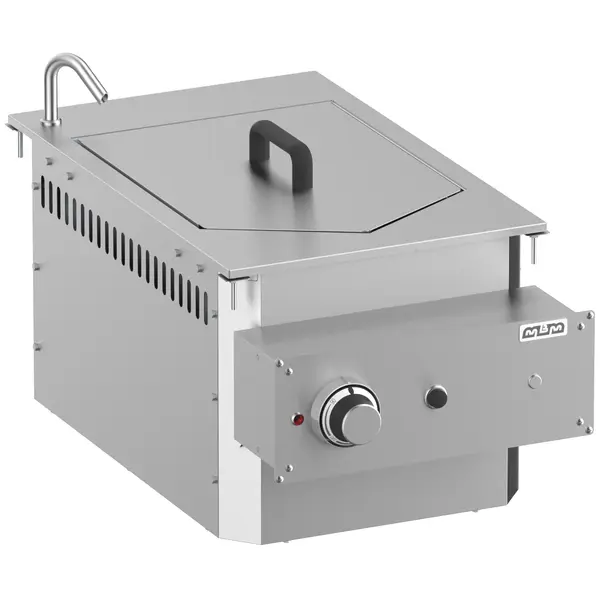 Inbouw Multifunctionele Varipan | DROP-IN | Elektrisch | 15L | 90°C/300°C | 4.65kW (400V) | Vulkraan + Aftapkraan | 400x625x350(h)mm