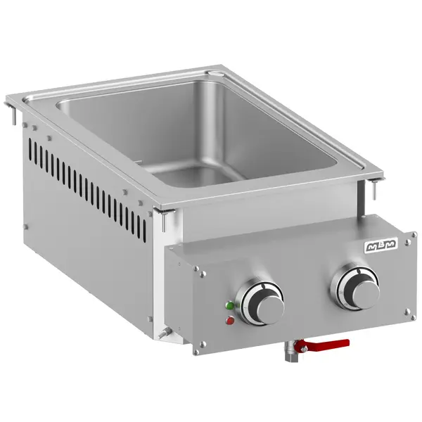 Inbouw Bain-Marie | DROP-IN | Elektrisch | 1/1 GN | 1.5kW (230V) | Aftapkraan | 400x625x250(h)mm