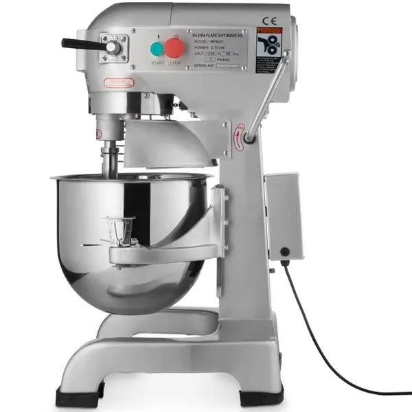 Planeetmenger | MPM | 10kg/20L | 3 Snelheden | Vaste Kop | Verwijderbare Kom | 0.75kW (230V) | 440x520x790(h)mm