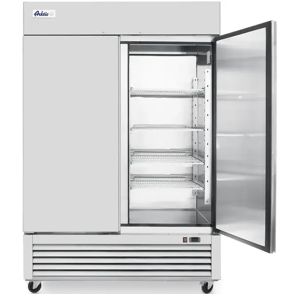 Koelkast | KitchenLine | 1300L (2/1 GN) | RVS | -5°C/+5°C | Statisch + Ventilator | Wielen | 1382x800x2100(h)mm