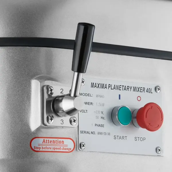 Planeetmenger | MPM | 20kg/40L | 3 Snelheden | Vaste Kop | Verwijderbare Kom | 1.5kW (230V) | 630x620x1011(h)mm